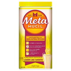 Metamucil Daily Fibre Supplement Lemon Lime Smooth 114 Doses 673g