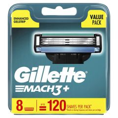 Gillette Mach3+ Replacementcartridges 8 Pack