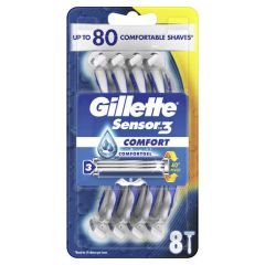 Gillette Sensor3 Comfort Razors 8 Pack