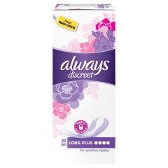 Always Discreet Liner Long Plus 20 Pack