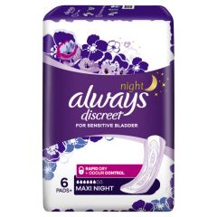 Always Discreet Maxi Night Pad 6 Pack