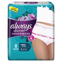 Always Discreet Pants Large8 Pack