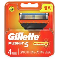 Gillette Fusion Power Razorblades Refills 4 Pack