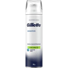 Gillette Sensitive Aloe Verashave Gel 195 g