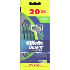 Gillette Blue Ii Plus 17+3 Free Disposable Razors