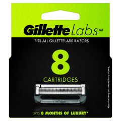 Gillette Labs Razor Blade Refills, Compatible With Gillette Labs With Exfoliating Bar, 5 Blades, 8 Count