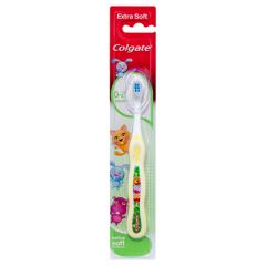 Colgate Kids My First Manualtoothbrush For Toddlers 0-2 Years, 1 Pack, Extra Soft Bristles, Colours May Vary
