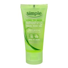 Simple Kind To Skin Facial Wash Gel Refreshing 50mL