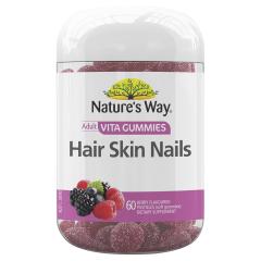 Nature's Way Adult Vegan Hair Skin & Nail's 60 Gummies