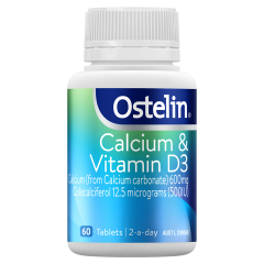 Ostelin Vitamin D & Calcium 60 Tablets