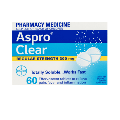 Aspro Clear 60 Effervescent Tablets