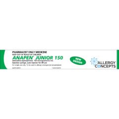 Anapen Junior 150 Epinephrine 150MCG Auto Injector