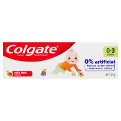 Colgate Anticavity Fluoridetoothpaste For 0-3 Years Mild Fruit Flavour 80 g