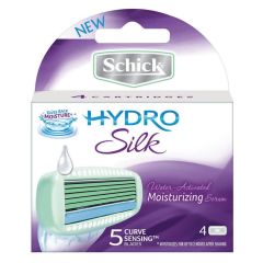 Schick Hydro Silk Razor Refills Moisture Care* 4Pk