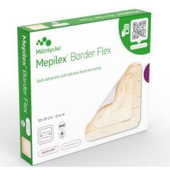 Molnlycke Mepilex Bord Flex 10X10 cm 10P (Dressing)