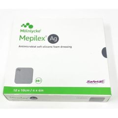 Mepilex Ag 10X10 cm 5Pk (Aspirin)