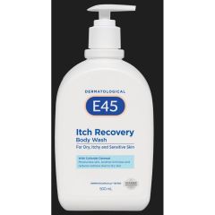 E45 Itch Recovery Moisturising Body Wash 500ml