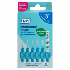 Tepe Interdental Brush 0.6Mm Blue 6Pk