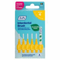 Tepe Interdental Brush 0.7Mm Yellow 6Pk