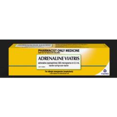 Adrenaline Viatris Adrenaline (Epinephrine) 300MCG Auto-Injector 1