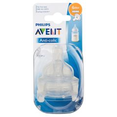 Philips Avent Teat Siliconefast Flow 1 Ea