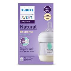 Philips Avent Natural Response Bottle With Airfree Vent 125Ml 2-Pack Scy670/02