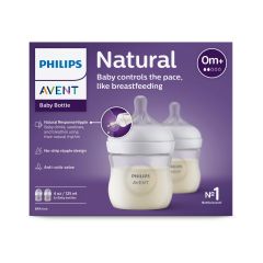 Philips Avent Natural Response Baby Bottles 125Ml 2-Pack Scy900/02