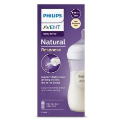 Philips Avent Natural Response Baby Bottles 260Ml 1-Pack Scy903/01