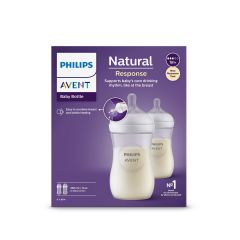 Philips Avent Natural Response Baby Bottles 260Ml 2-Pack Scy903/02