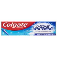 Colgate Advanced Whitening Toothpaste, 115G, With Micro-Cleansing Crystals