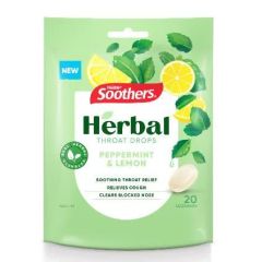 Soothers Herbal Peppermint &Lemon 20Loz