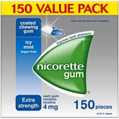 Nicorette Gum Icy Mint 4mg150 Pack