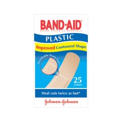 Band-Aid Plastic Adhesive Strips 25 Pack