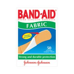 Band-Aid Fabric Adhesive Strips 50 Pack