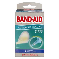 Band-Aid Advanced Healing Adhesive Bandages, Blister Block 4 Pack