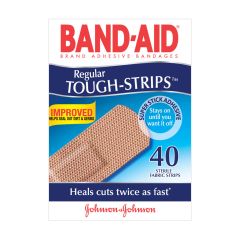 Band-Aid Tough Strips, Regular 40 Pack