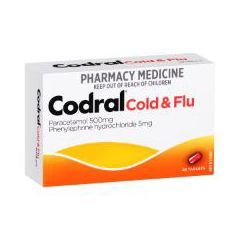 Codral Pe Cold And Flu 48 Tablets S2