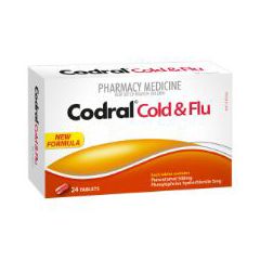 Codral Pe Cold & Flu 24 Tablets S2