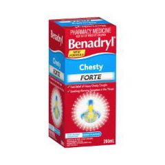 Benadryl Chesty Forte Coughliquid Berry Flavour 200 ml