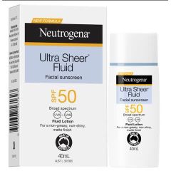 Neutrogena Ultra Sheer Fluid Sunscreen SPF50 40mL