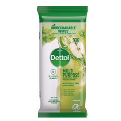 Dettol Multipurpose Wipes Crisp Apple 110 Pack