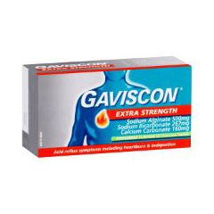 Gaviscon Extra Strength Heartburn And Indigestion Relief Tablets Peppermint 24 Pack