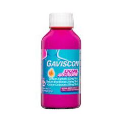 Gaviscon Dual Action Liquidmixed Berry Flavour Heartburn And Indigestion Relief 300ml
