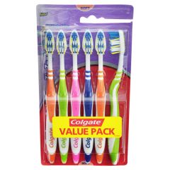 Colgate Zig Zag Soft Toothbrush Value Pack 6 Pack