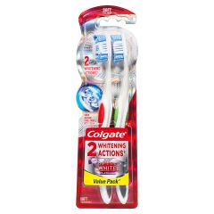 Colgate 360° Optic White Platinum Toothbrush Soft 2 Pack