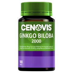 Cenovis Ginkgo Biloba 2000 For Memory Support 100 Tablets
