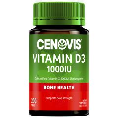 Cenovis Vitamin D3 1000Iu 200 Tablets