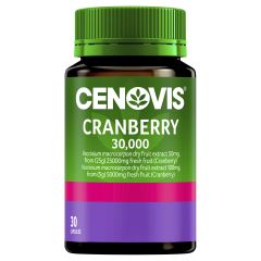 Cenovis Cranberry 30,000 Forwomen's Health 30 Capsules