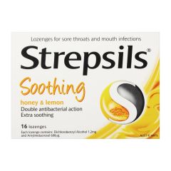 Strepsils Honey & Lemon 16 Lozenges