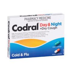 Codral® Cold & Flu + Cough Day & Night 24 Capsules